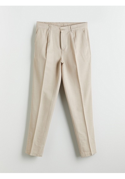 Lcw Vision Bej Standart Kalıp Gabardin Erkek Pantolon