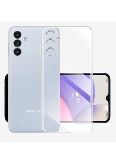 Galaxy A14 Uyumlu Şeffaf Tıpalı Korumalı Kılıf