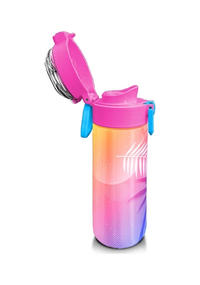 Coral High Kids Lavanta Pembe Flamingo Desenli Pipetli Ve Direkt İçim Çelik Termos 500 Ml 31921 Lavanta - Pembe