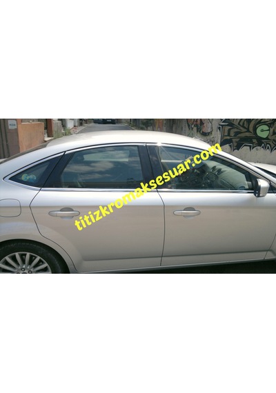 Ford Mondeo 2008-2014 Krom Cam Çerçevesi Aksesuarı 12 Parça