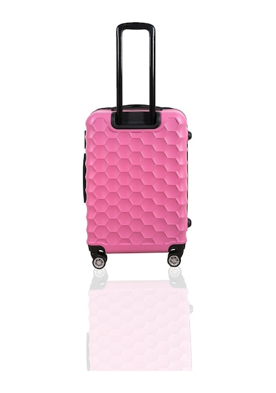 Polo&Sky Petek Model Pembe Renk Orta Boy Valiz Bavul Pembe