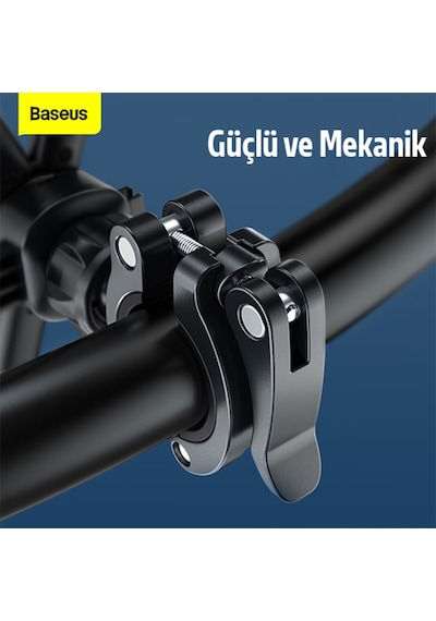 Baseus Quick To Take 360 Derece Dönebilen Bisiklet Ve Motosiklet (177263068)-Siyah