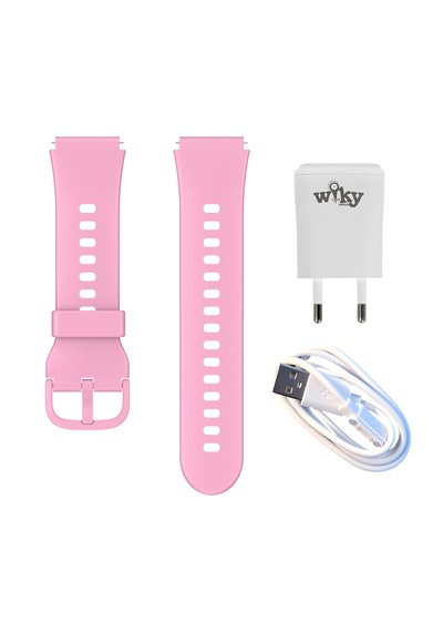 Wiky Watch 5 Plus Kasa Kordon Set + Adaptör & Şarj Kablosu
