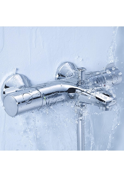 Grohe Duş Seti (Duş kolonu + Termostatik Batarya) 34576000Set Krom