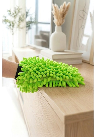 Myclean Mikrofiber Araba Yıkama Eldiveni Makarna Eldiven