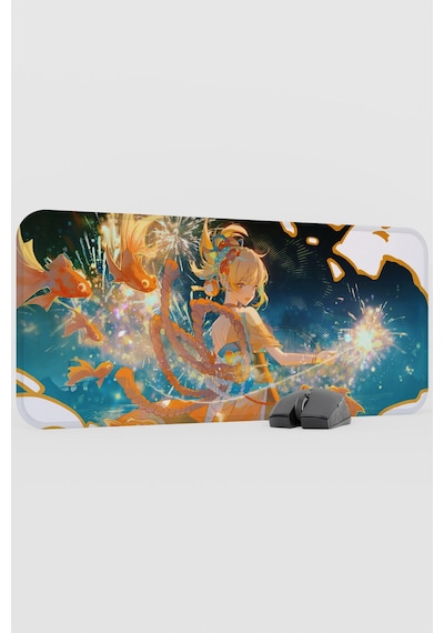 Yoimiya Genshin Impact Anime Gacha V3 - 70x30 Xl Gaming Mouse Pad Fare Altlığı