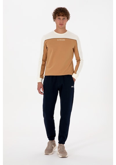 U.S. Polo Assn. Erkek Regular Fit Bisiklet Yaka Camel Sweatshirt 50315507-VR015