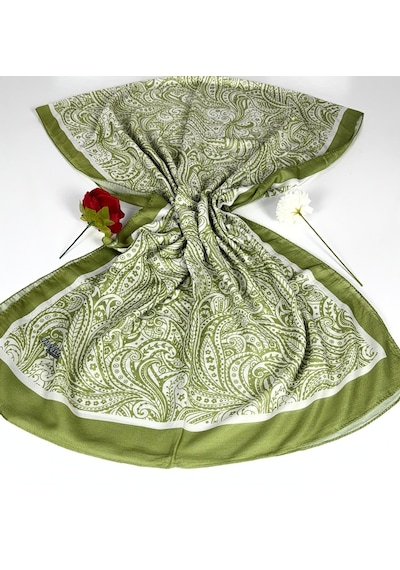 İPEKAL Soft Pamuk Şal-75 X 190 -06574 Açık Yeşil