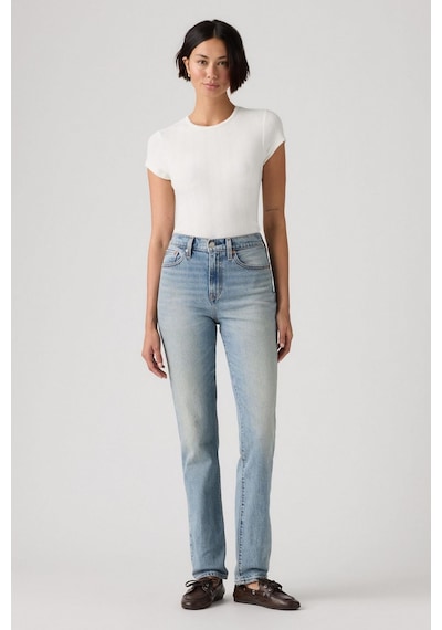 Levi's Wedgie Slim Tr In The Dust Med Indigo Kadın Jean-14288 Mavi