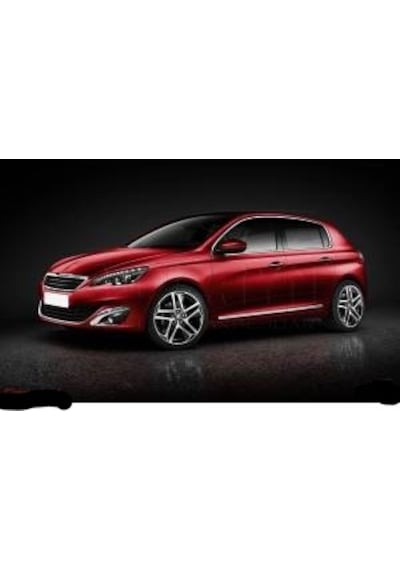 Peugeot 308 Krom Cam Çerçevesi 10 Prç. 2014 ve Sonrası