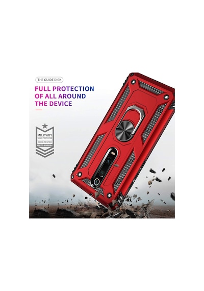 Xiaomi Mi 9T Kilif Zirhli Miknatisli Standli Tank Kapak 398112518
