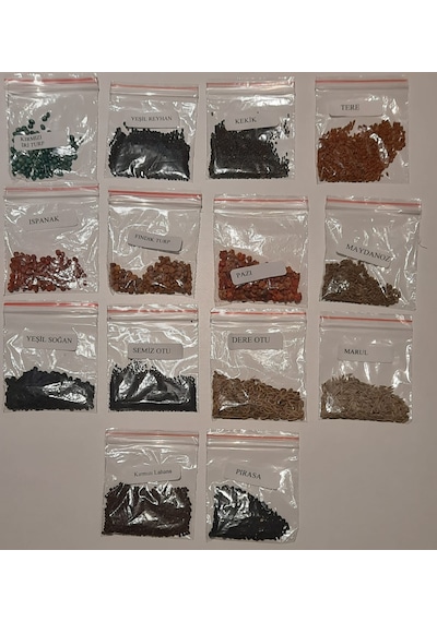 Sebze Tohumu - Karışık Sebze Yetiştirme Paketi - 2 1 Adet