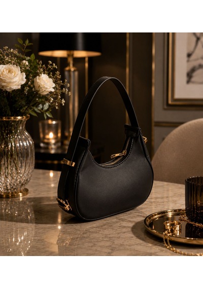 Housebags Diamente New Trend El Ve Omuz Çantası Siyah