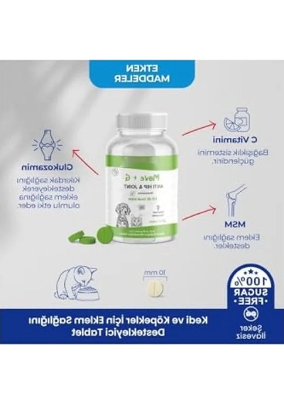 Kedi Ve Köpekler İçin Eklem Destek Tableti, 75 Tablet