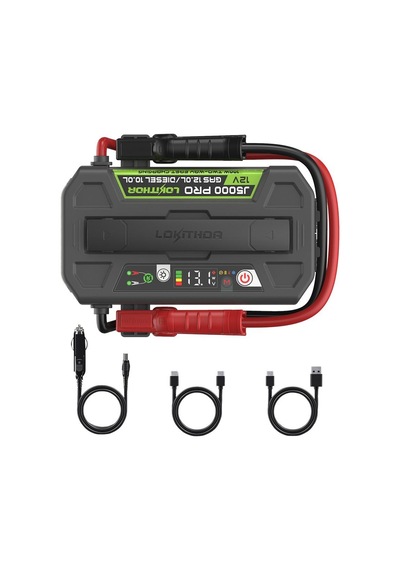 Lokithor J5000pro 12v 5000amp Lifepo4 Akıllı Akü Takviye + Powerbank + Led Lamba