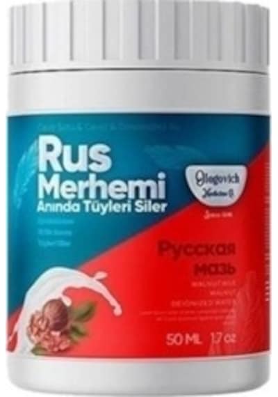 Hintohu Olegovich Medicine Tüy Dökücü Azaltıcı Merhem 50 Ml 3 Adet + Genital Bölge Merhemi 50 Ml 3 Adet