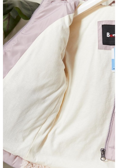 Peluş Bebek Çocuk Mevsimlik Mont 51309 Lila