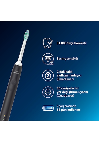 Philips Sonicare HX3673/14 Şarjlı Diş Fırçası, Seyahat Kabı