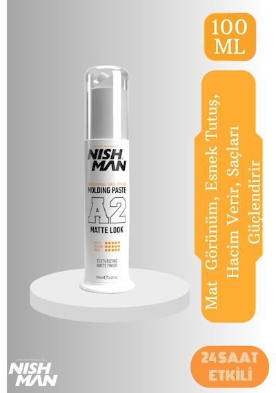 A2 Mat Wax 100 Ml X 3 Adet/ + 400 Ml Tuzsuz Şampuan Hediye