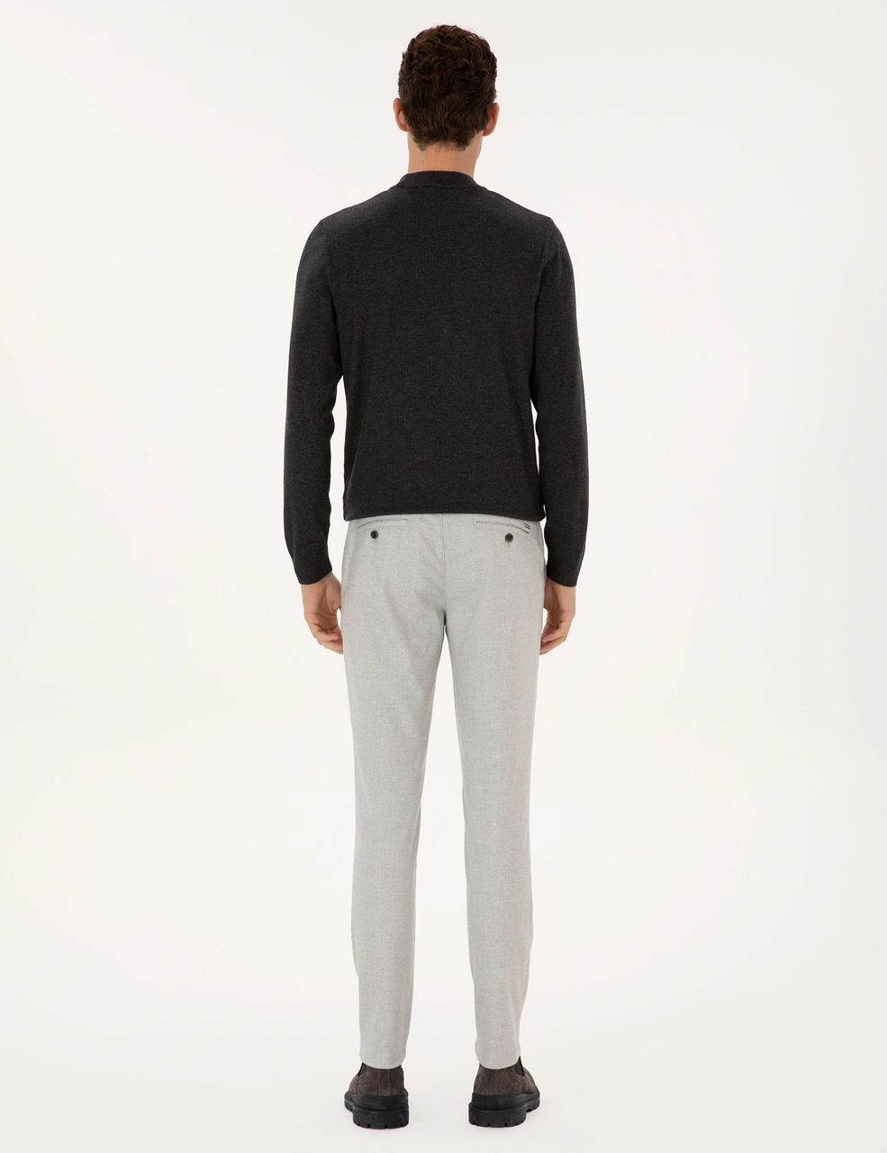 Pierre Cardin Erkek Gri Pantolon Kanvas-chino 50309943-vr024 Gri