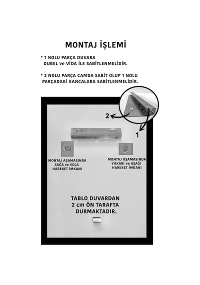 Arapça Ayetel Kürsi Yazılı Dini Cam Tablo - Kırılmaz Cam Tablo-islami Duvar Tablosu-yeni Ev Hediyesi