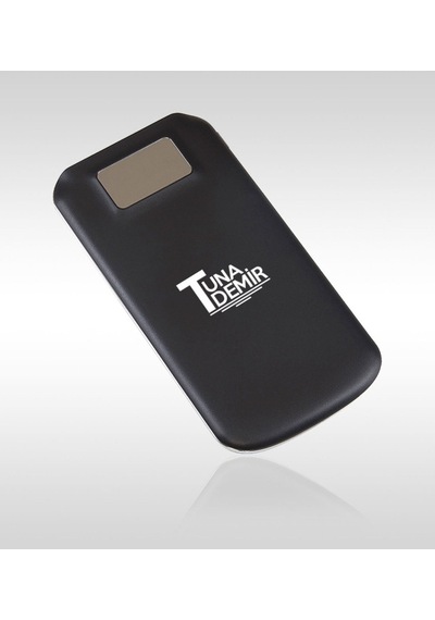 Kişiye Özel Pb-165 Siyah 5000 Mah Lityum Pil Hızlı Şarj Powerbank