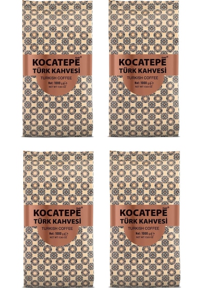 Kocatepe Türk Kahvesi 1000 Gr X 4 Adet Öğütülmüş