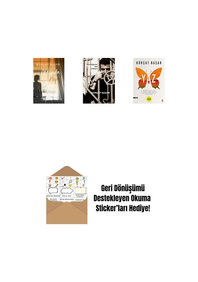 Aklımda Hep Sen + Konuştuğumuz Gibi Uzaklara + Yaz + Okuma Sticker'ları