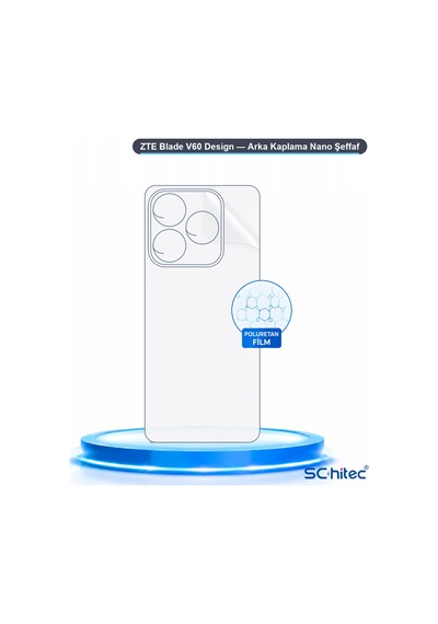 Zte Blade V60 Design Uyumlu Arka Yüzey Hidrojel Koruyucu Film 88926182