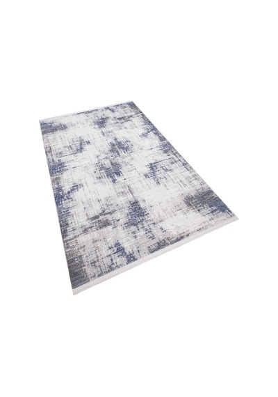 Etro Dekoratif Modern Akrilik Makine Halısı Et01 Mavi