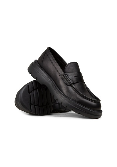 Deery Erkek Hakiki Deri Siyah Loafer Ayakkabı - 02006msyhe01 Siyah