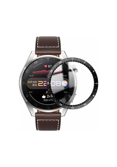 Ekılıf - Huawei Watch 3 Pro Uyumlu - Ekran Koruyucu Pmma Pet Saat Ekran Koruyucu - Şeffaf