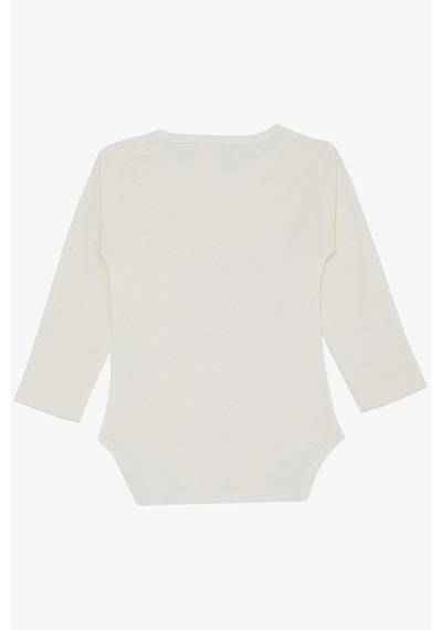 Breeze Kız Bebek Çıtçıtlı Zıbın Body Uğur Böceği Baskılı Çiçekli 9 Ay-3 Yaş, Ekru-ekru Ekru
