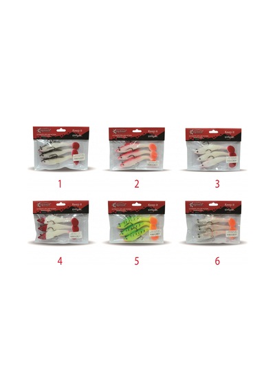 Captain 3567 Cracker Soft 10cm Levrek Turna Silikonu 3'lü Set Sun