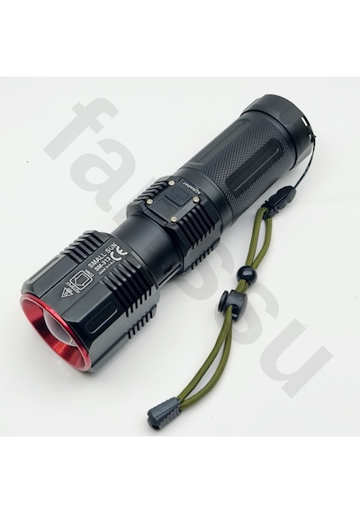Sm-313 50w 5000 Lümen Profesyonel Şarjlı El Feneri - 1.5 Km Menzilli & 7200 Mah Güçlü Batarya Seti Siyah