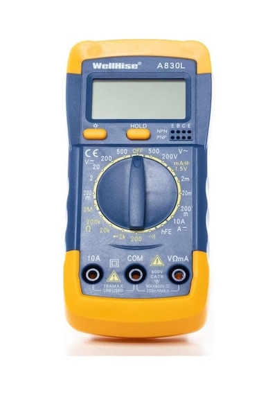 Çok Fonksiyonlu Dijital Multimetre Ve Volt Amper Ölçme Cihazı Elektrik Direnç Diot Kablo Kısa Devre