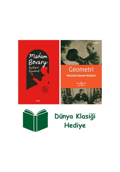Madam Bovary Ciltli + Geometri + Dünya Klasiği Hediye