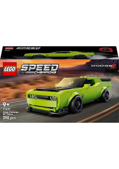 LEGO® Speed Champions Dodge Challenger SRT Hellcat Spor Araba 77237 - 9 Yaş ve Üzeri Çocuklar için Yarış Arabası Oyuncak Yapım Seti (390P)