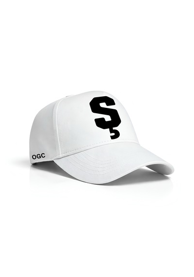 Ogc Ş Harfi Unisex Şapka Beyaz