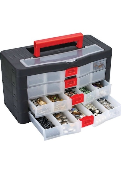 Asr-2058 4''Lü Organizerli Çekmece Kutu