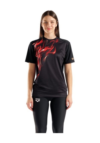 Arena T-shırt Multı-black Graphıct Unisex Performans SIYAH
