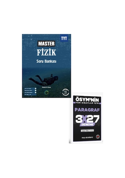 2027 Okyanus 2027 Tyt Fizik Master Soru Bankası+ Evp Akademi Paragraf