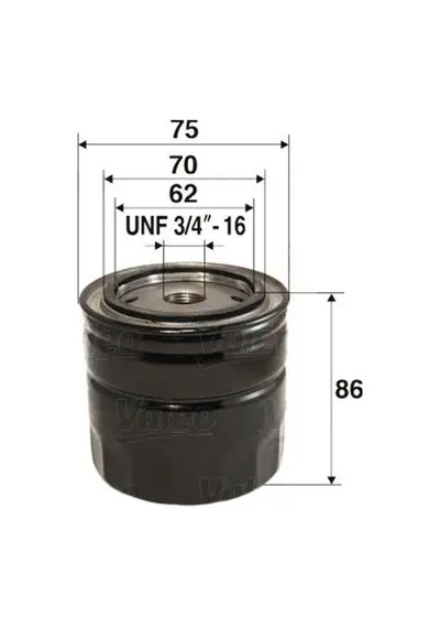 Ford Focus 2 Yag Filtresi 1.6 2005-2012 Valeo 586023