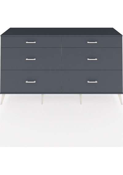 Hyperion Konsol 6 Çekmeceli 176x44x99 Aytaşı-antrasit Aytaşı-antrasit