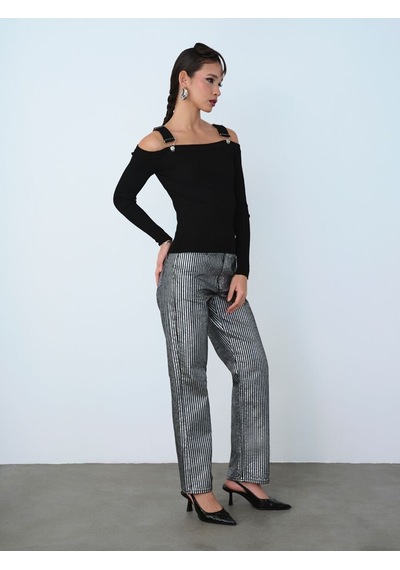 LOFT Slim Fit Kadın Kazak Lf2038514 Q1.v1 Siyah