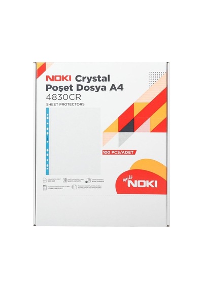 Lexroo 4830cr Cristal Poşet Dosya, 100 Adet