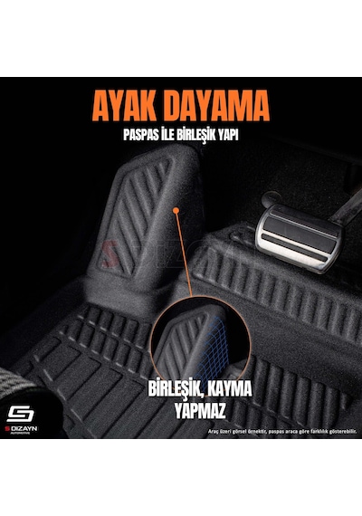 S-dizayn Chery Fx 3d Pro Havuzlu Paspas 2022 Üzeri A+ Kalite