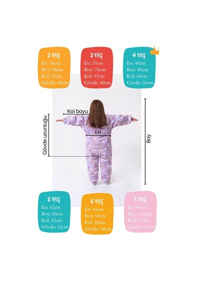 Babyhola 2-9 Yaş Kalın Elyaf Dolgulu 2.5 Tog Premium Kalite Çocuk Uyku Tulumu 23504 Mor