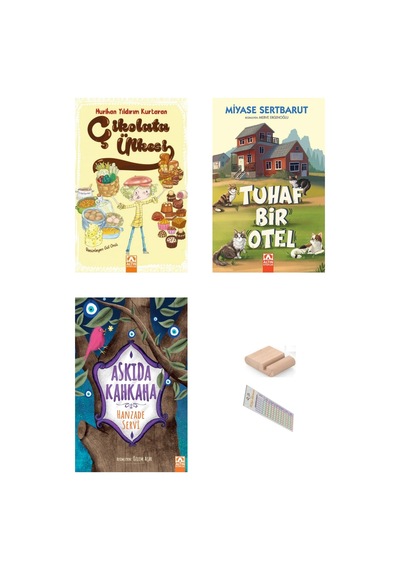 2. Ve 3. Sınıf Hikaye Askıda Kahkaha - Çikolata Ülkesi - Tuhaf Bir Otel + Tel. Tutucu