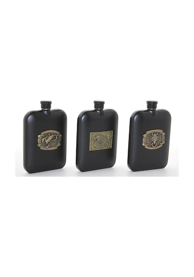 Paslanmaz Çelik Kabartmalı Tekli 6 Oz Matara Alk2666 Çok Renkli